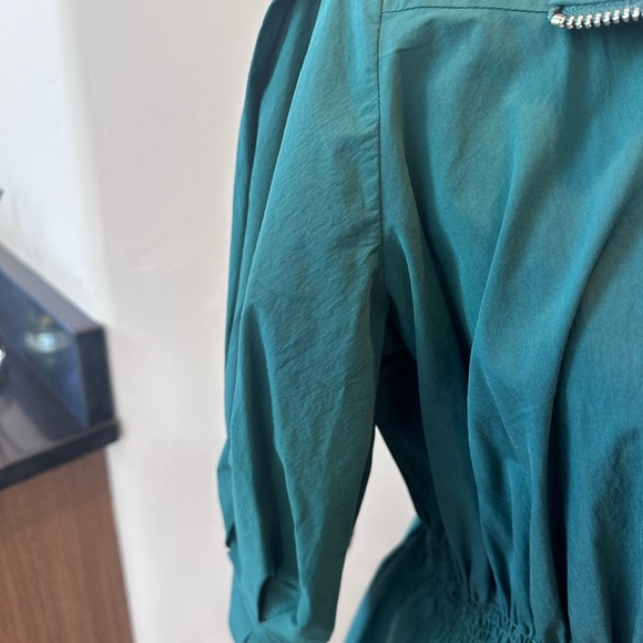 Green , cotton EDIT midi dress - Picture 3 of 8